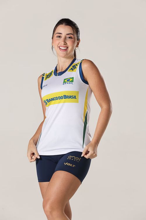 Regata Jogo 3 Vôlei Brasil Oficial Feminina Volt