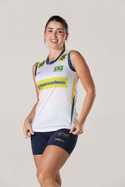 Regata Jogo 3 Vôlei Brasil Oficial Feminina Volt