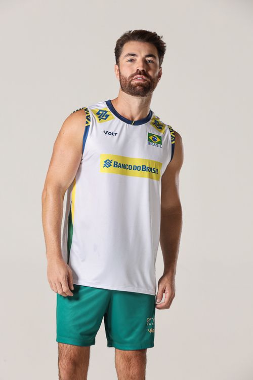 Regata Jogo 3 Vôlei Brasil Oficial Masculina Volt