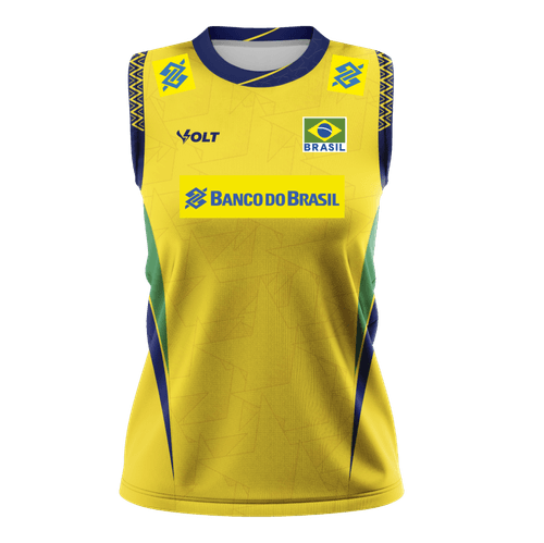 Regata Jogo 1 Vôlei Brasil Oficial Masculina Volt
