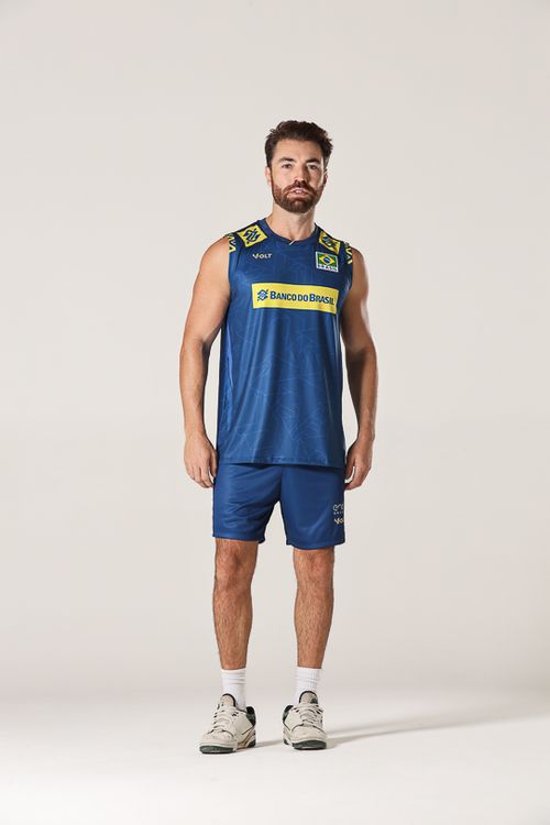 Regata Jogo 2 Vôlei Brasil Oficial Masculina Volt