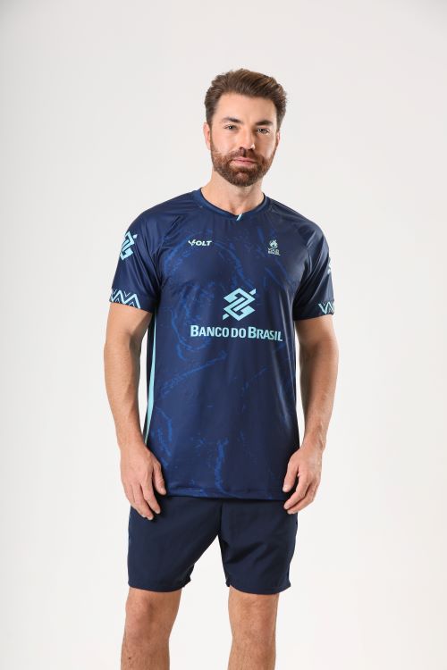 Camisa Treino Vôlei Brasil Oficial Masculina Volt