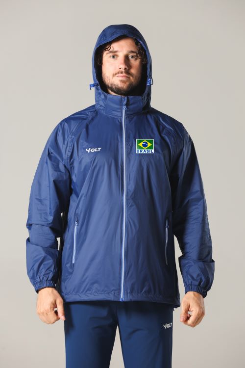 Corta Vento Vôlei Brasil Oficial Masculina Volt