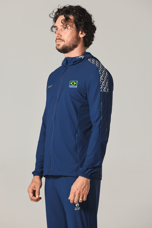 Jaqueta Vôlei Brasil Oficial Masculina Volt