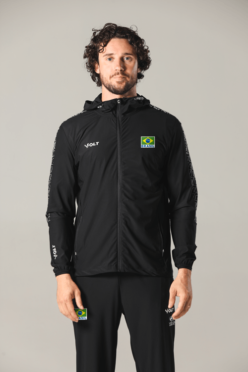 Jaqueta Vôlei Brasil Oficial Masculina Volt