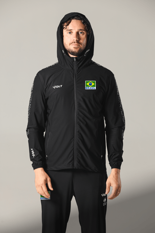 Jaqueta Vôlei Brasil Oficial Masculina Volt