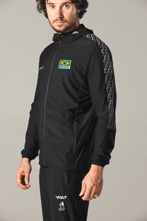 Jaqueta Vôlei Brasil Oficial Masculina Volt