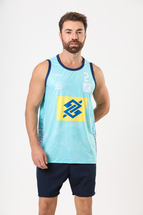Regata Vôlei De Praia Brasil Oficial Masculina Volt