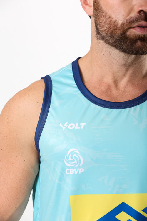Regata Vôlei De Praia Brasil Oficial Masculina Volt