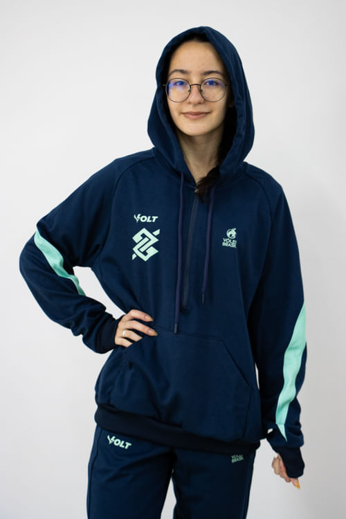 Blusão Treino Vôlei Brasil Oficial Feminino Volt