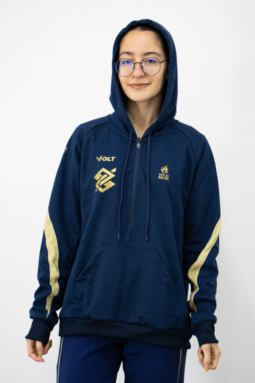 Blusão Viagem Vôlei Brasil Oficial Feminino Volt