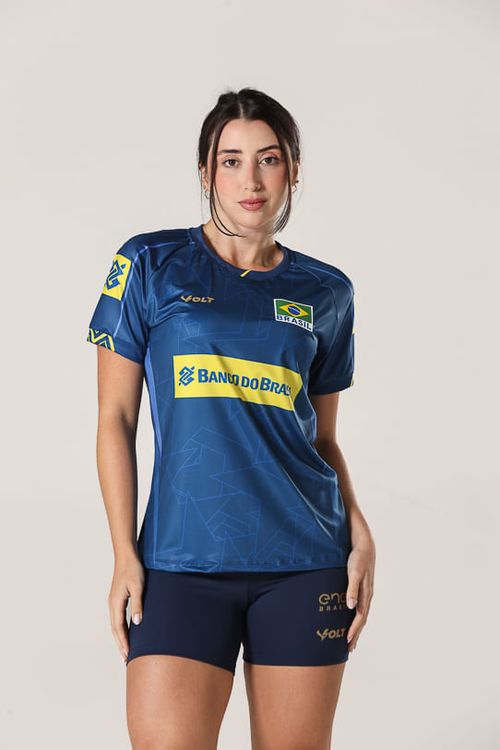 Camisa Jogo 2 Vôlei Brasil Oficial Feminina Volt
