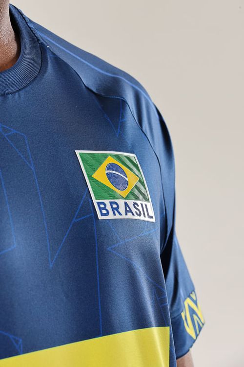 Camisa Jogo 2 Vôlei Brasil Oficial Masculina Volt