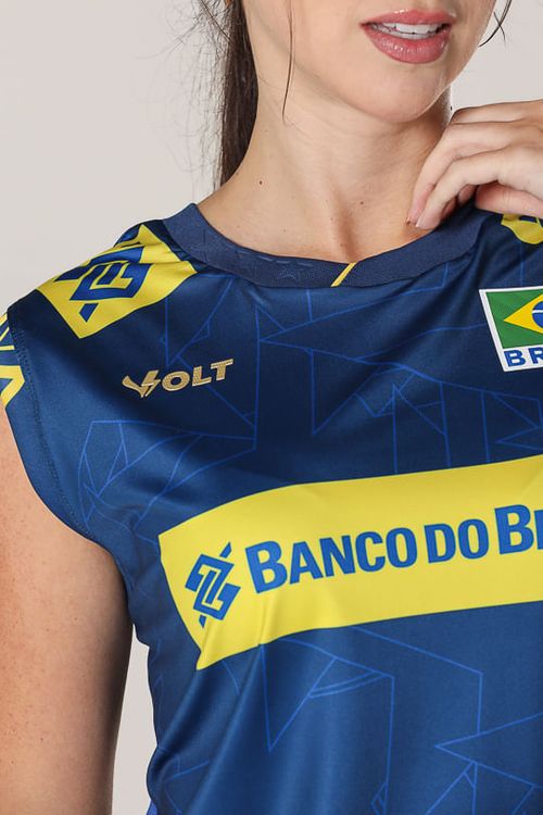 Regata Jogo 2 Vôlei Brasil Oficial Feminina Volt