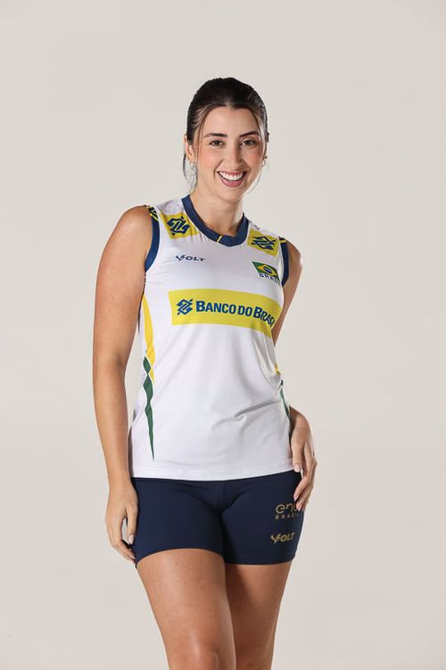 Regata Jogo 3 Vôlei Brasil Oficial Feminina Volt