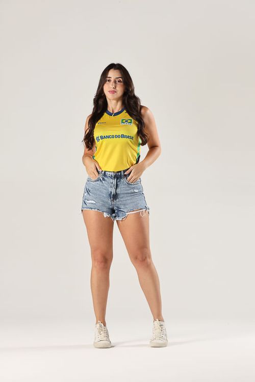 Regata Jogo 1 2025 Vôlei Brasil Oficial Feminina Volt