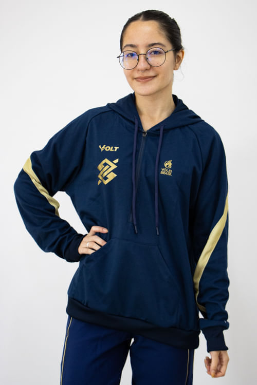 Blusão Viagem Vôlei Brasil Oficial Feminino Volt