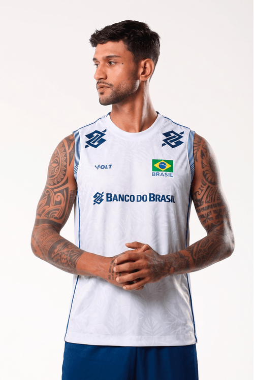 Regata Jogo 3 2026 Vôlei Oficial Brasil Masculino Volt
