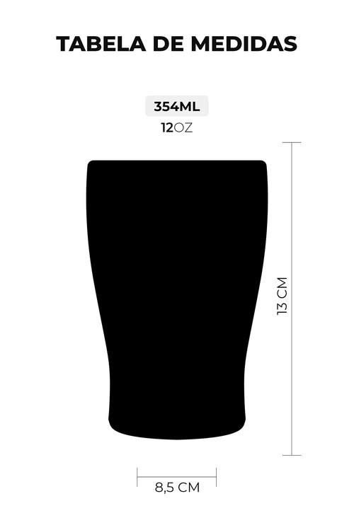 Copo Tulipinha 354ml Vôlei Oficial Brasil Gluck