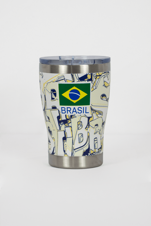 Copo Tulipinha 354ml Volêi Oficial Brasil Branco Gluck