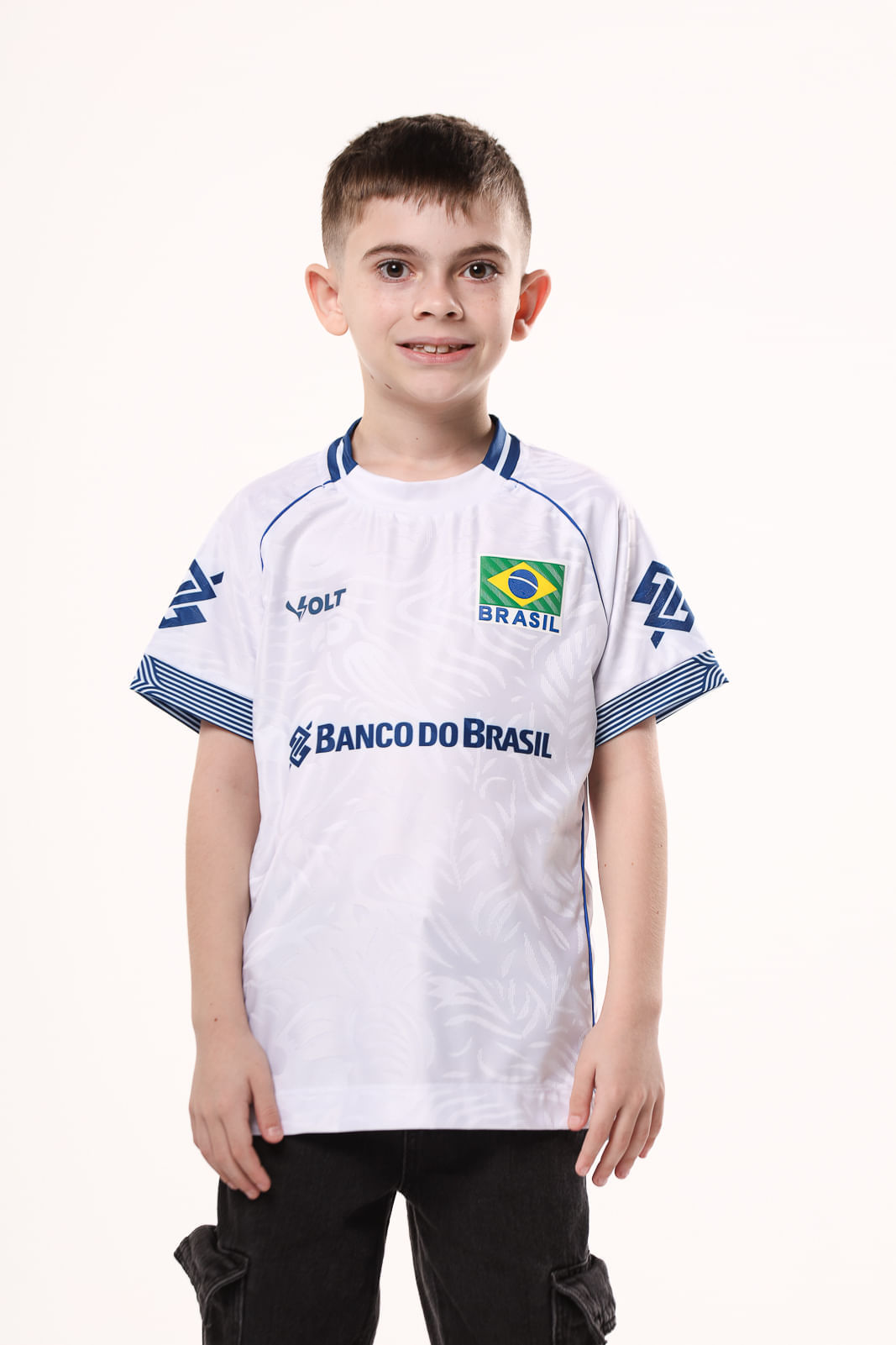 Camisa Consciência Negra Vôlei Brasil Oficial Masculina Volt