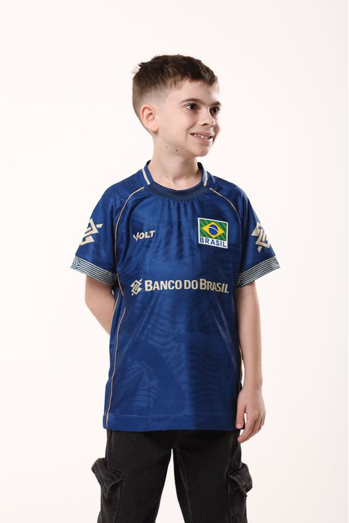 Camisa Jogo 2 2026 Vôlei Brasil Oficial Infanto Juvenil Volt