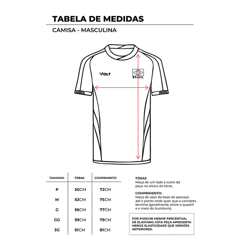 Camisa Jogo 1 2026 Vôlei Brasil Oficial Masculina Volt - foto 6