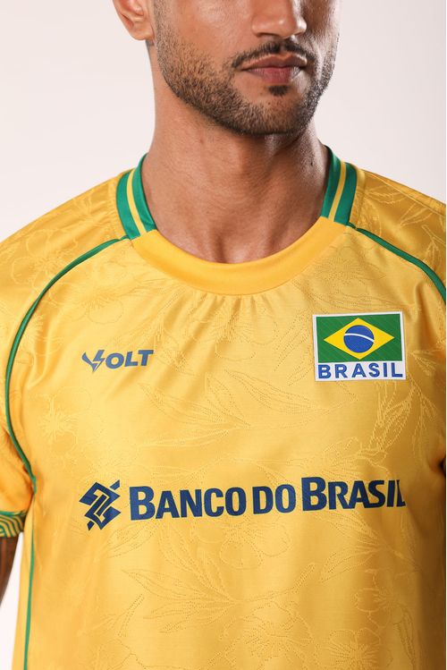 Camisa Jogo 1 2026 Vôlei Brasil Oficial Masculina Volt
