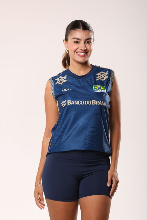 Regata Jogo 2 2026 Vôlei Oficial Brasil Feminina Volt