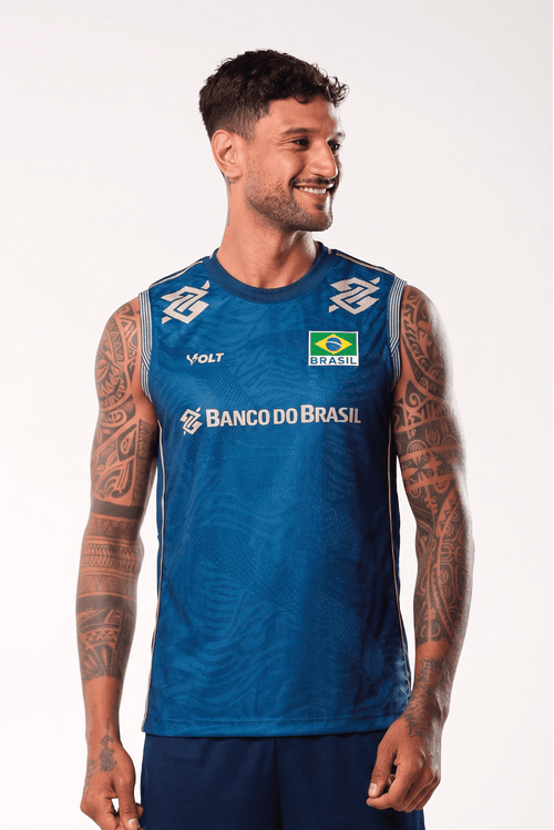 Regata Jogo 2 2026 Vôlei Oficial Brasil Masculina Volt