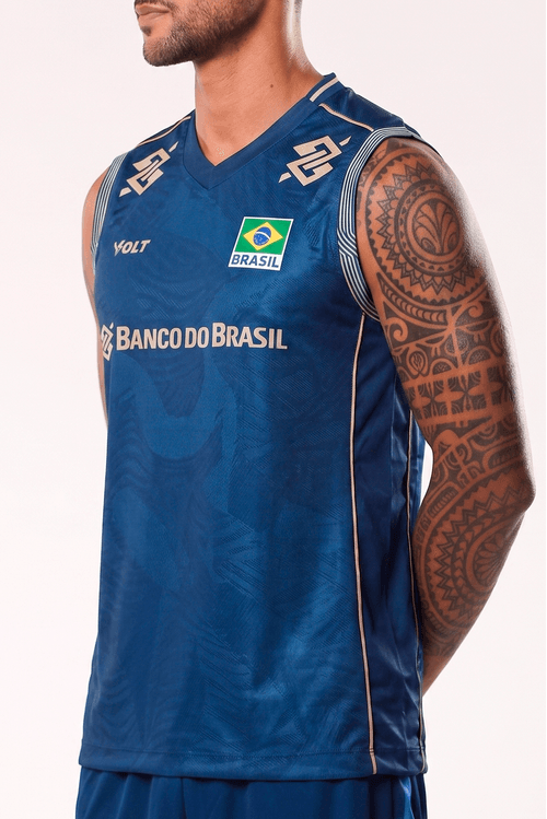 Regata Jogo 2 2026 Vôlei Oficial Brasil Masculina Volt