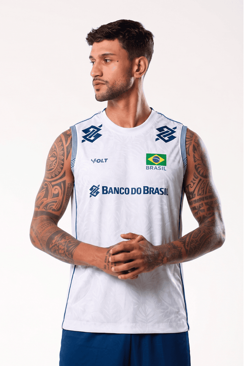 Regata Jogo 3 2026 Vôlei Oficial Brasil Masculina Volt