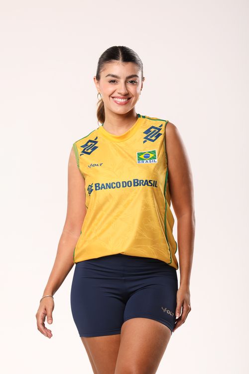 Regata Jogo 1 2026 Vôlei Oficial Brasil Feminina Volt