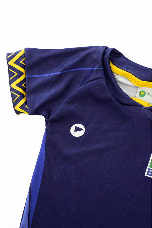 Body Torcida Baby Vôlei Brasil Azul