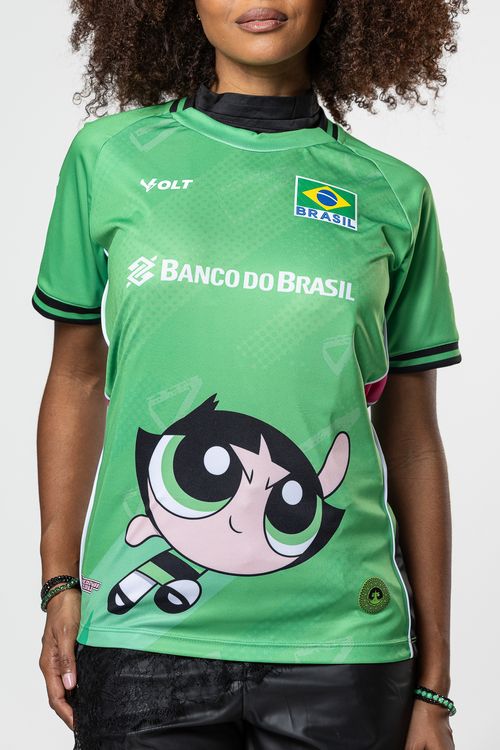 Camisa Docinho Meninas Superpoderosas 2026 Vôlei Brasil Feminina Volt