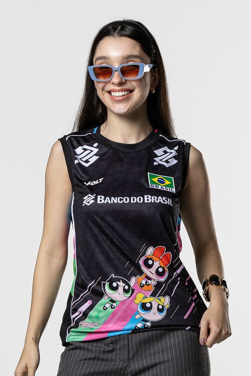 Regata Trio Meninas Superpoderosas 2026 Vôlei Brasil Feminina Volt