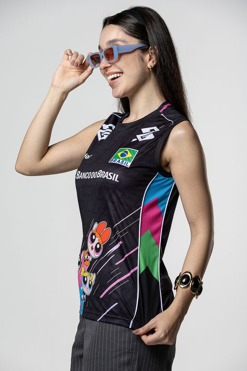 Regata Trio Meninas Superpoderosas 2026 Vôlei Brasil Feminina Volt